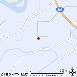 秋田県由利本荘市鳥海町上川内堰ノ下39周辺の地図