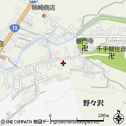 秋田県湯沢市杉沢野々沢112周辺の地図