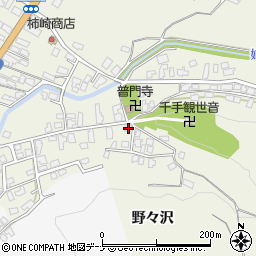 秋田県湯沢市杉沢野々沢63-2周辺の地図