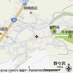 秋田県湯沢市杉沢野々沢124周辺の地図