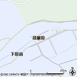 岩手県金ケ崎町（胆沢郡）永沢（掻餅原）周辺の地図