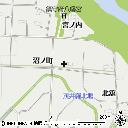 岩手県奥州市水沢佐倉河沼ノ町周辺の地図