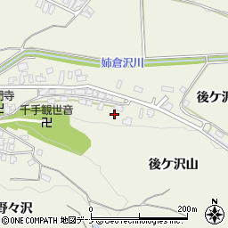 秋田県湯沢市杉沢（後ケ沢山）周辺の地図