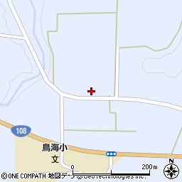 秋田県由利本荘市鳥海町上川内滝野22周辺の地図