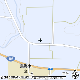 秋田県由利本荘市鳥海町上川内滝野周辺の地図