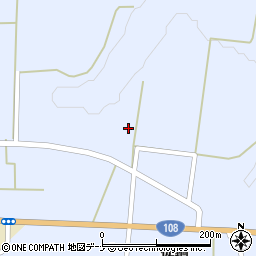 秋田県由利本荘市鳥海町上川内囲地周辺の地図