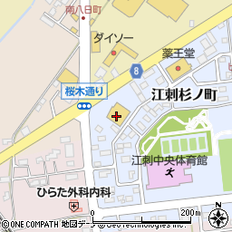 Ｄｏｋｉ‐Ｄｏｋｉ江刺店周辺の地図
