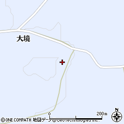 秋田県にかほ市象潟町小滝大境周辺の地図