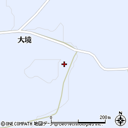 秋田県にかほ市象潟町小滝（大境）周辺の地図