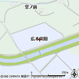 岩手県胆沢郡金ケ崎町永沢広本川原周辺の地図