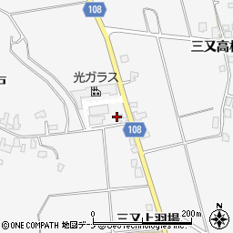 秋田県湯沢市駒形町三又永段124周辺の地図