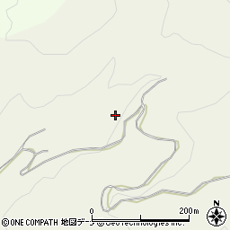 秋田県湯沢市杉沢内沢山周辺の地図