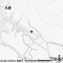 秋田県湯沢市駒形町大倉10周辺の地図