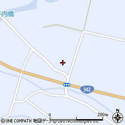 秋田県雄勝郡東成瀬村田子内大塚周辺の地図