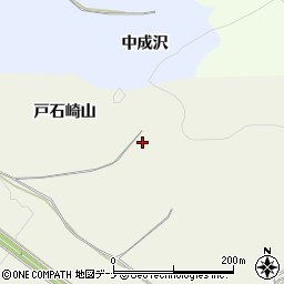 秋田県湯沢市杉沢戸石崎山周辺の地図