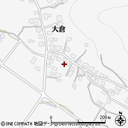 秋田県湯沢市駒形町大倉17周辺の地図