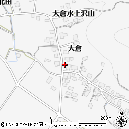 秋田県湯沢市駒形町大倉36周辺の地図