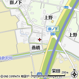 秋田県湯沢市森周辺の地図