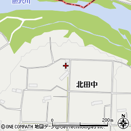 岩手県奥州市水沢佐倉河（北田中）周辺の地図