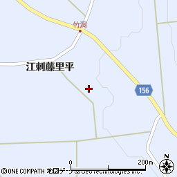 岩手県奥州市江刺藤里平周辺の地図