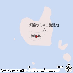 御積島周辺の地図