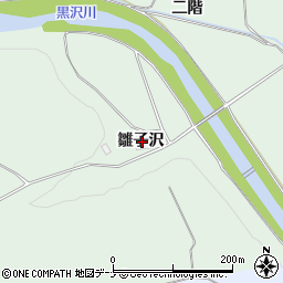 岩手県胆沢郡金ケ崎町西根雛子沢周辺の地図