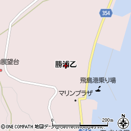 山形県酒田市飛島（勝浦乙）周辺の地図