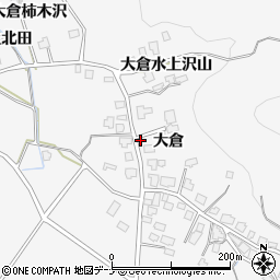 秋田県湯沢市駒形町大倉39周辺の地図