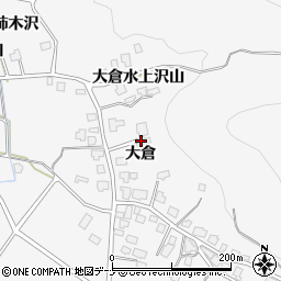 秋田県湯沢市駒形町大倉周辺の地図