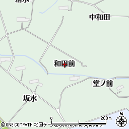 岩手県胆沢郡金ケ崎町西根和田前周辺の地図