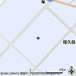 秋田県雄勝郡羽後町上開周辺の地図