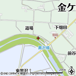 岩手県金ケ崎町（胆沢郡）永沢（黒沢川北迎）周辺の地図