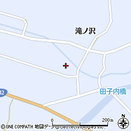 秋田県雄勝郡東成瀬村田子内若宮下周辺の地図