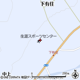 住田町　生涯スポーツセンター周辺の地図