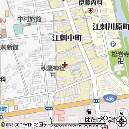 〒023-1113 岩手県奥州市江刺中町の地図