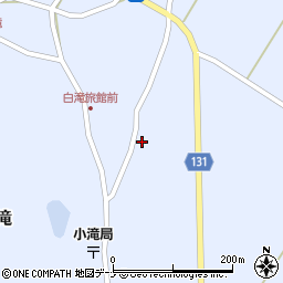 秋田県にかほ市象潟町小滝北田112周辺の地図