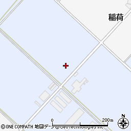 秋田県雄勝郡羽後町南野周辺の地図