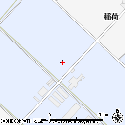 秋田県羽後町（雄勝郡）南野周辺の地図