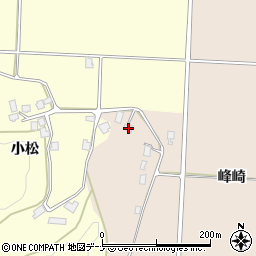 秋田県雄勝郡羽後町大戸峰崎132周辺の地図