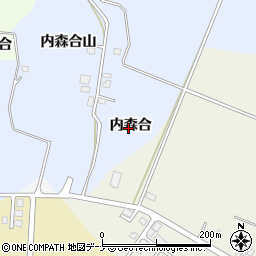 秋田県湯沢市成沢内森合周辺の地図