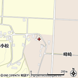 秋田県雄勝郡羽後町大戸峰崎17周辺の地図