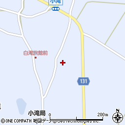 秋田県にかほ市象潟町小滝下タ道周辺の地図