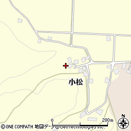 秋田県羽後町（雄勝郡）西馬音内（小松）周辺の地図