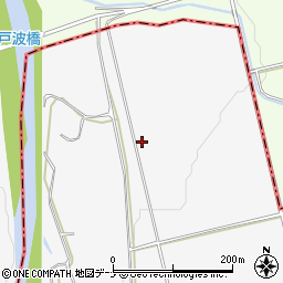秋田県湯沢市駒形町（三又古川端）周辺の地図