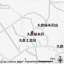 秋田県湯沢市駒形町大倉上北田28周辺の地図