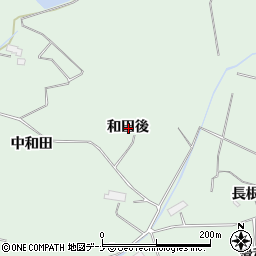 岩手県胆沢郡金ケ崎町西根和田後周辺の地図