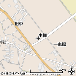 秋田県湯沢市柳田小柳周辺の地図