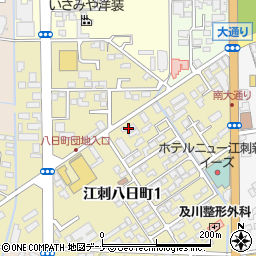 岩谷堂ゴム工業所周辺の地図