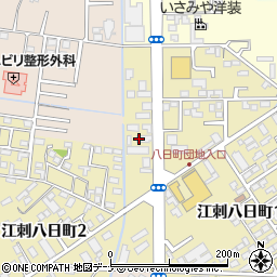 江刺葬儀社周辺の地図