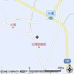 秋田県にかほ市象潟町小滝浜道周辺の地図